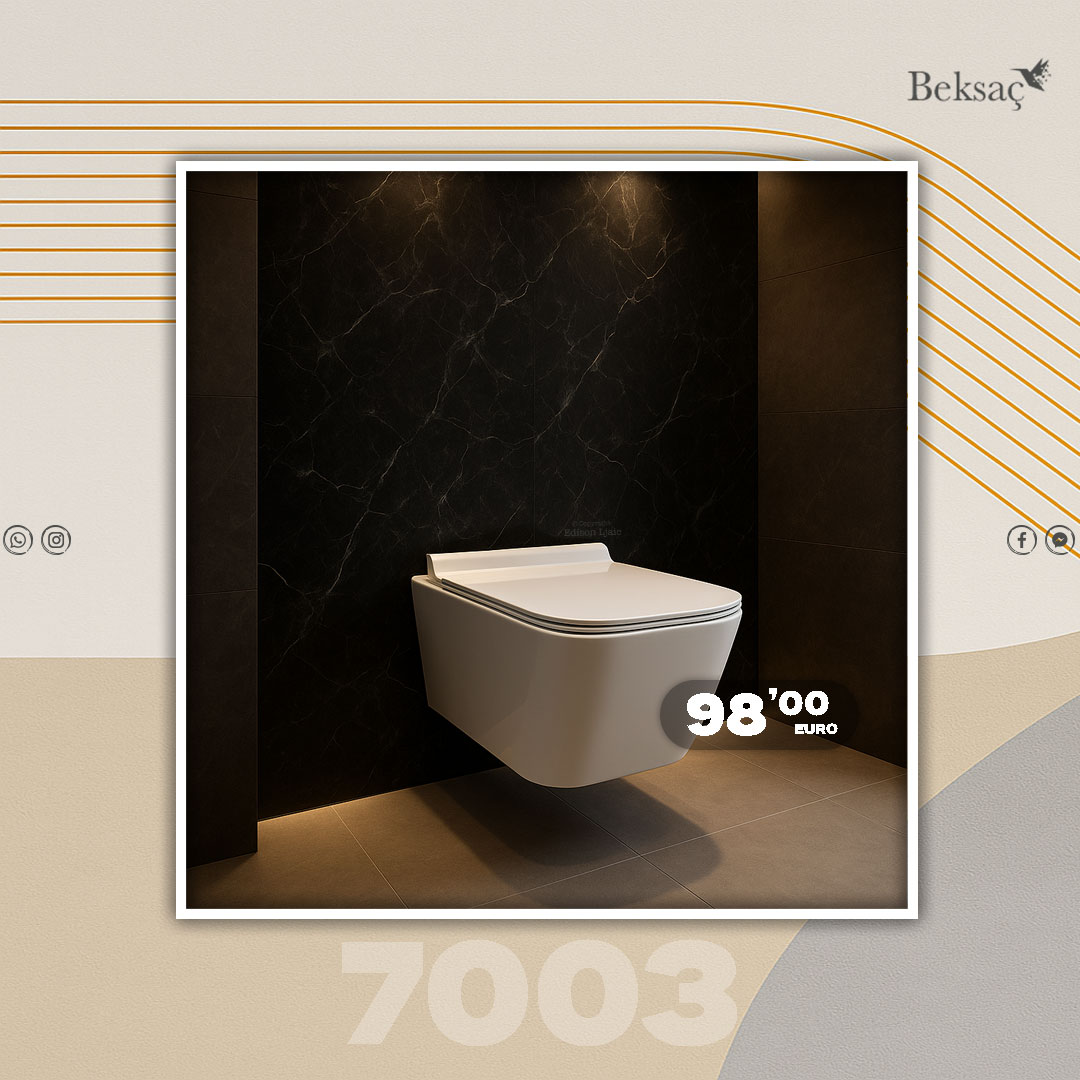 WC muri me formë katrore T7003